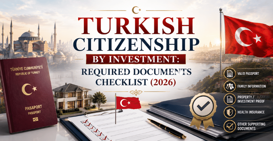 Turkish Citizenship by Investment Required Documents Checklist 2026